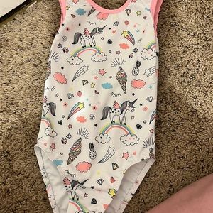 Toddler girl gymnastics leotard